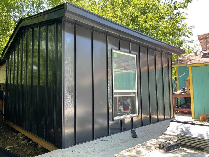 Black standing seam metal wall panels for Metal Roof Installation in Vero Beach